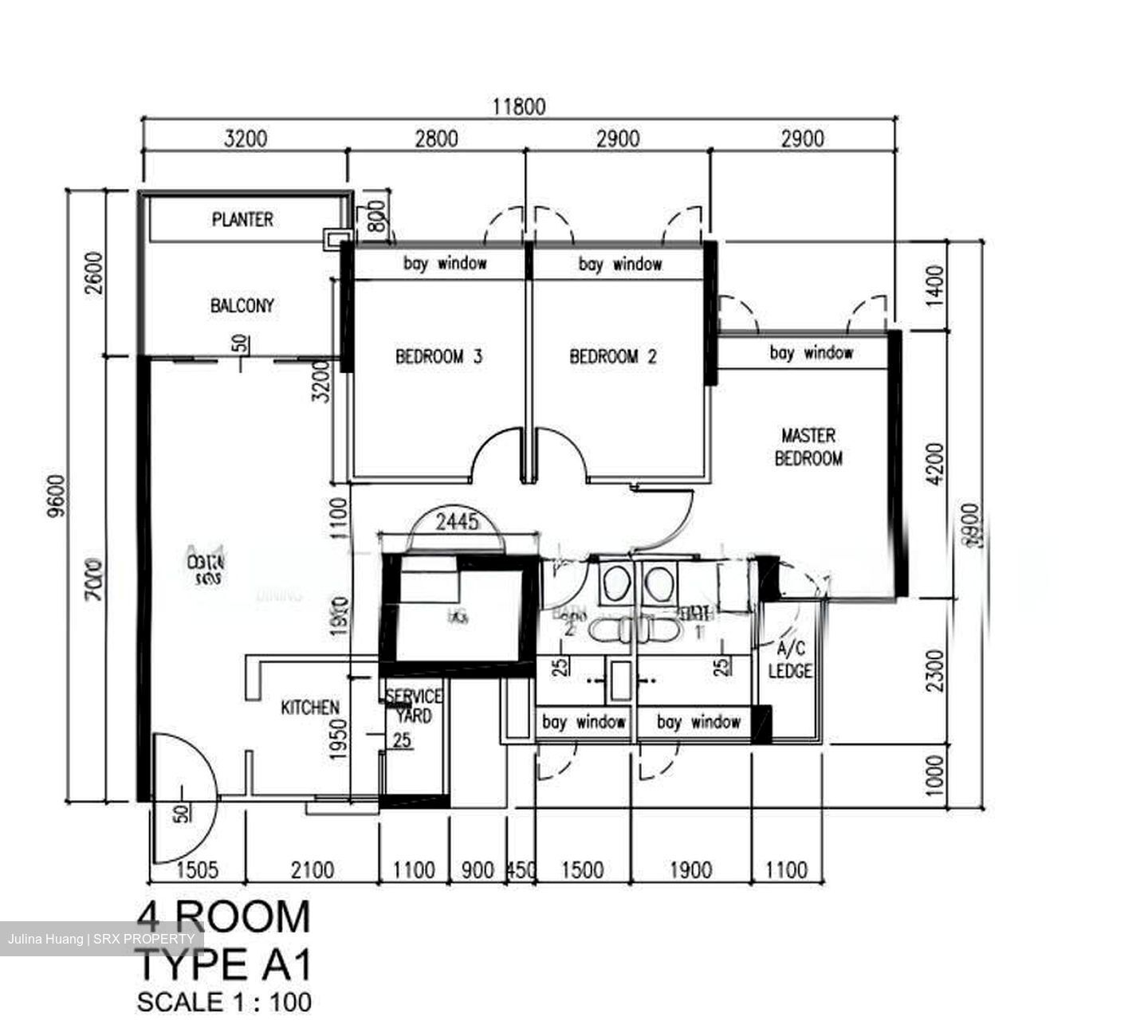 Blk 167B Parc Lumiere (Tampines), HDB 4 Rooms #627501131